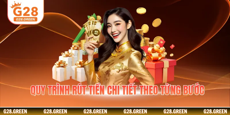 Quy trình rút tiền chi tiết theo từng bước