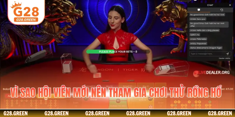 Vì sao hội viên mới nên tham gia chơi thử rồng hổ