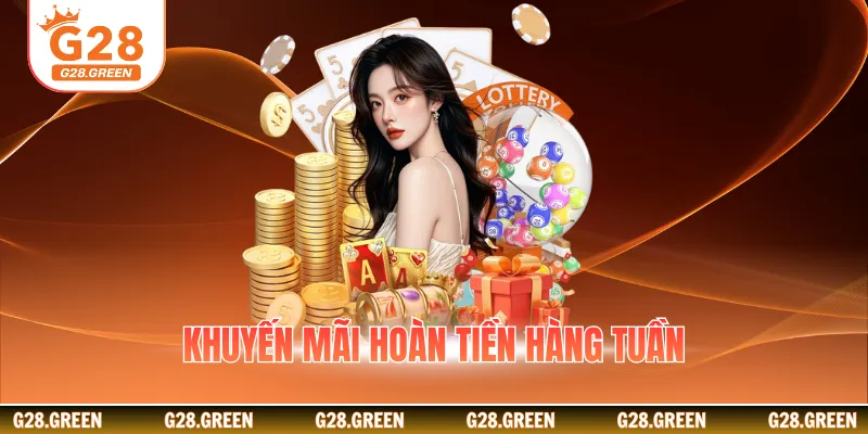 Khuyến mãi hoàn tiền hàng tuần